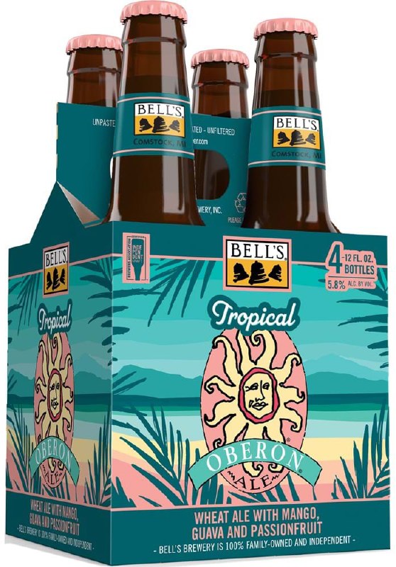Bells Tropical Oberon 4pk 12oz bottle - Legacy Wine and Spirits